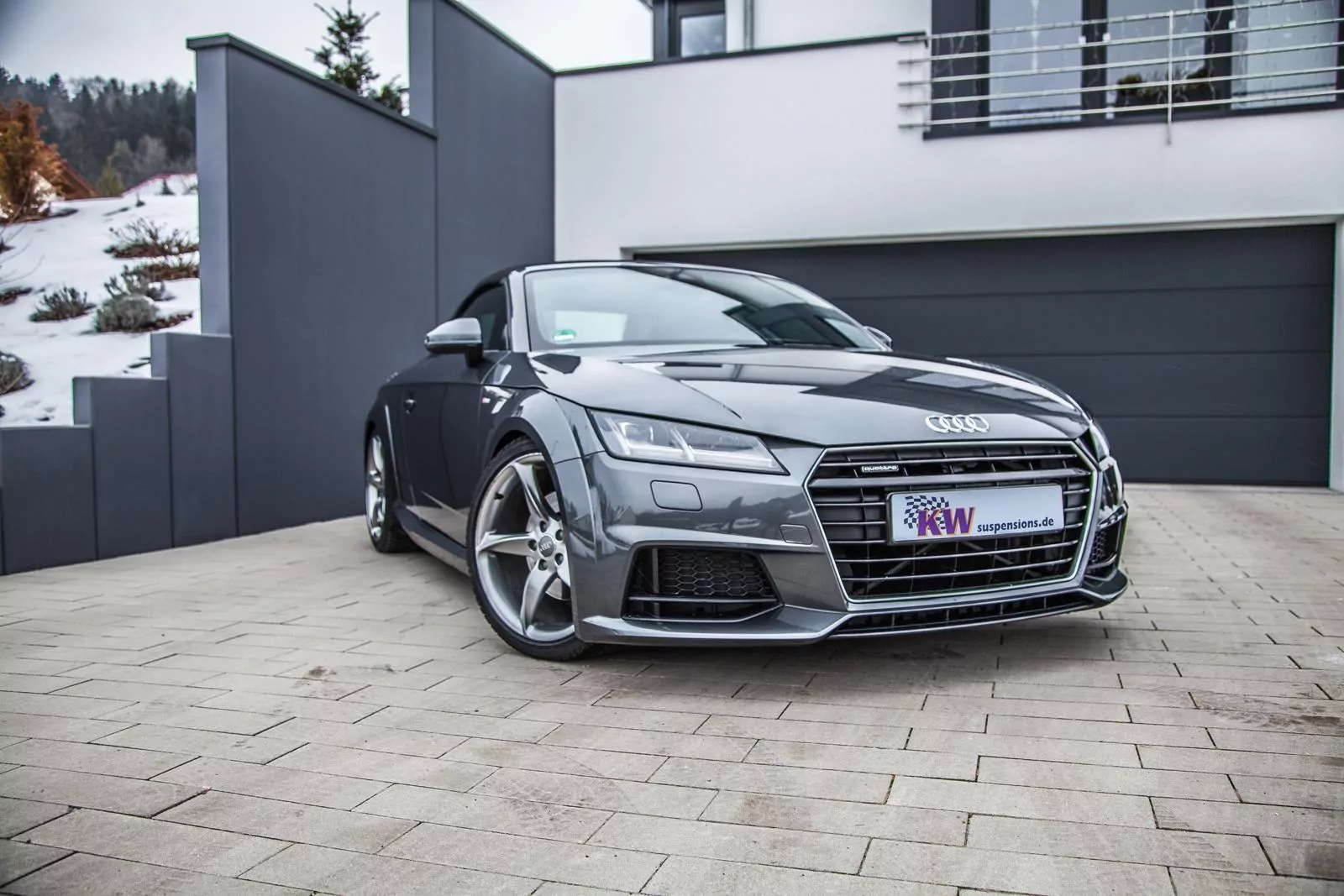 KW Gewindefahrwerk V1 inox AUDI TT Roadster (FV) FV9, 8J, 8J1 Allrad 11/2014-