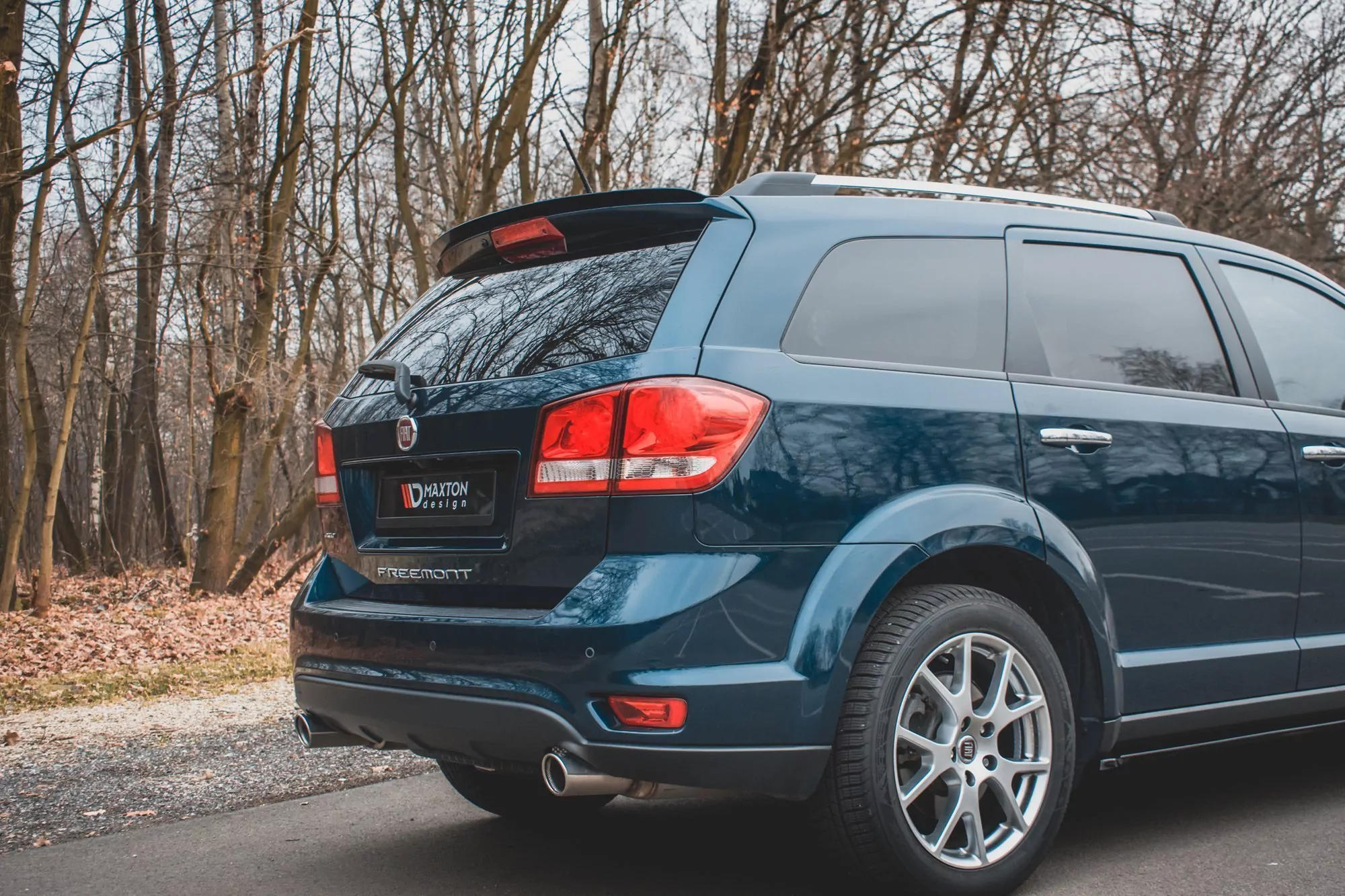 Spoiler CAP Passend Für Passend Für Fiat Freemont Schwarz Hochglanz Schwarz Hochglanz