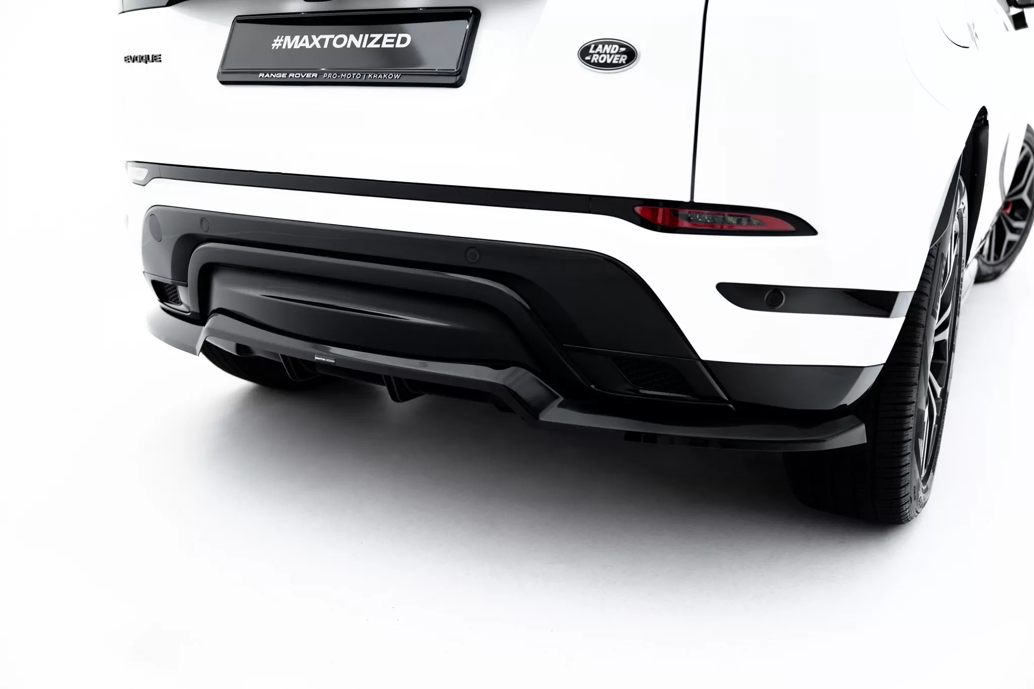 Mittlerer Cup Diffusor DTM Look Heck Ansatz Für Land Rover Range Rover Evoque Dynamic Mk2 