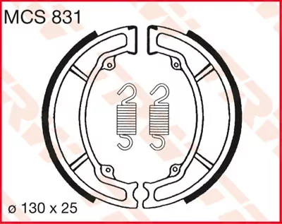 Bremsbacken Mcs831