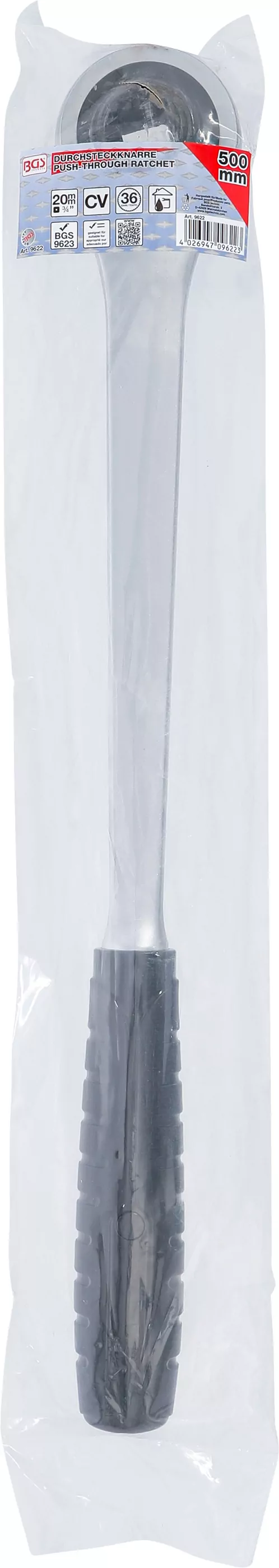 Durchsteckknarre | Abtrieb Innenvierkant 20 mm (3/4")