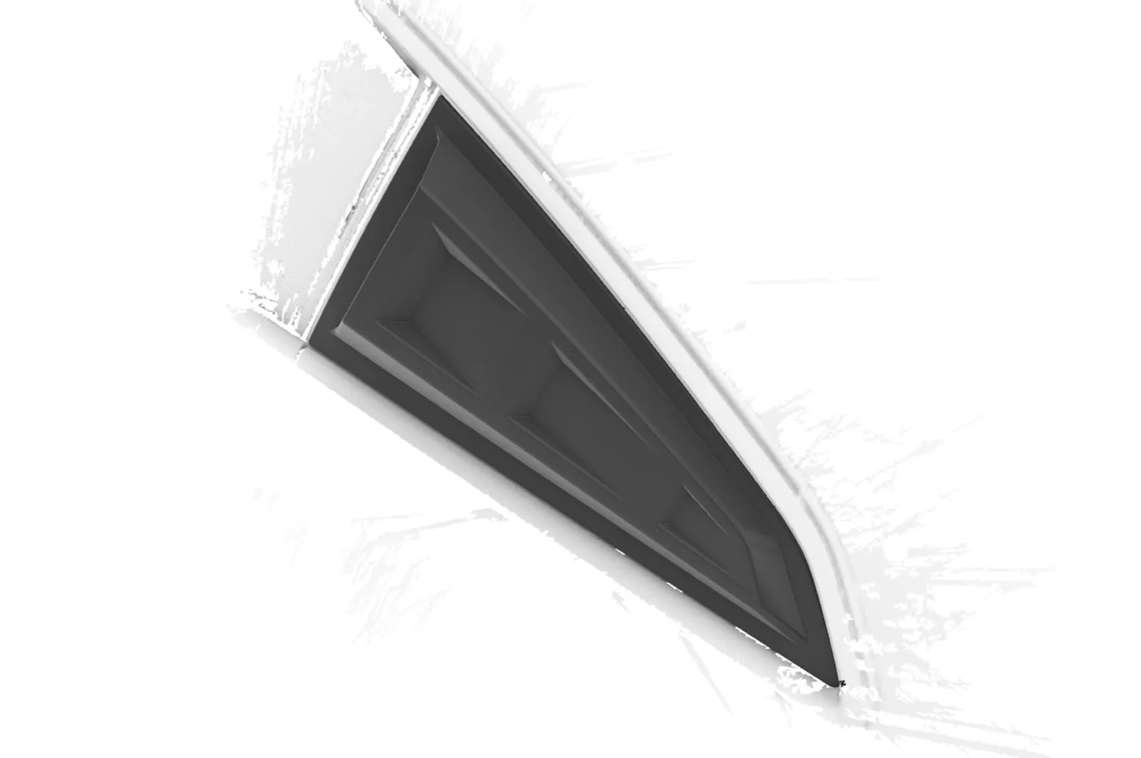 Seitenscheibenblenden für Audi TT (FV/8S) Coupe SSB035 Schwarz Strukturiert