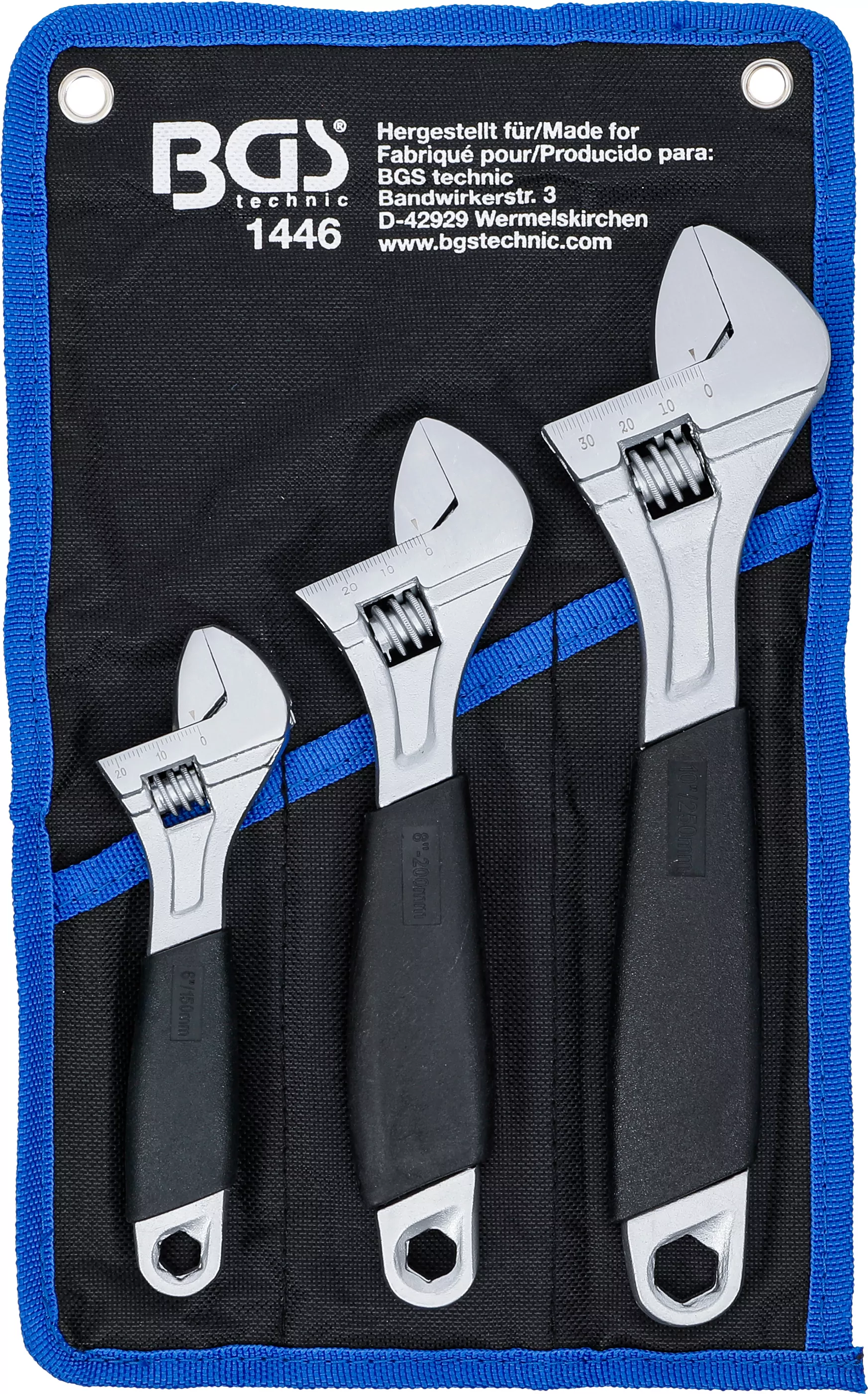 Rollgabelschlüssel-Satz mit Kunststoff-Softgriff | 3-tlg.