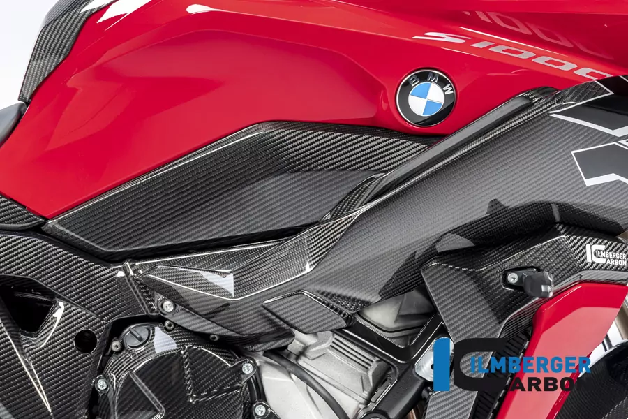 Ilmberger Carbon Seitendeckel am Tank (unten) rechts glänzend BMW S1000XR 2020- M1000XR 2024-