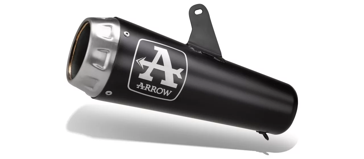 ARROW Pro-Race Edelstahl Schwarz Kawasaki Z 1100 - Z 1100 SE 25-26