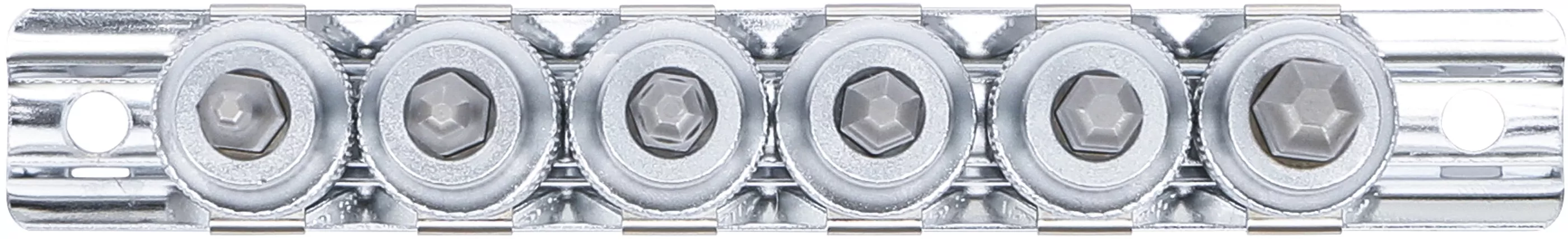 Bit-Einsatz-Satz | Antrieb Innenvierkant 10 mm (3/8") | Innensechskant mit Kugelkopf 3 - 8 mm | 6-tlg.