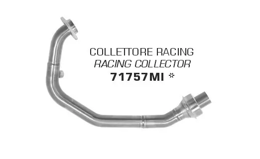 71757MI-Arrow GP2 Edelstahl Schwarz Husqvarna Svartpilen 125 21-