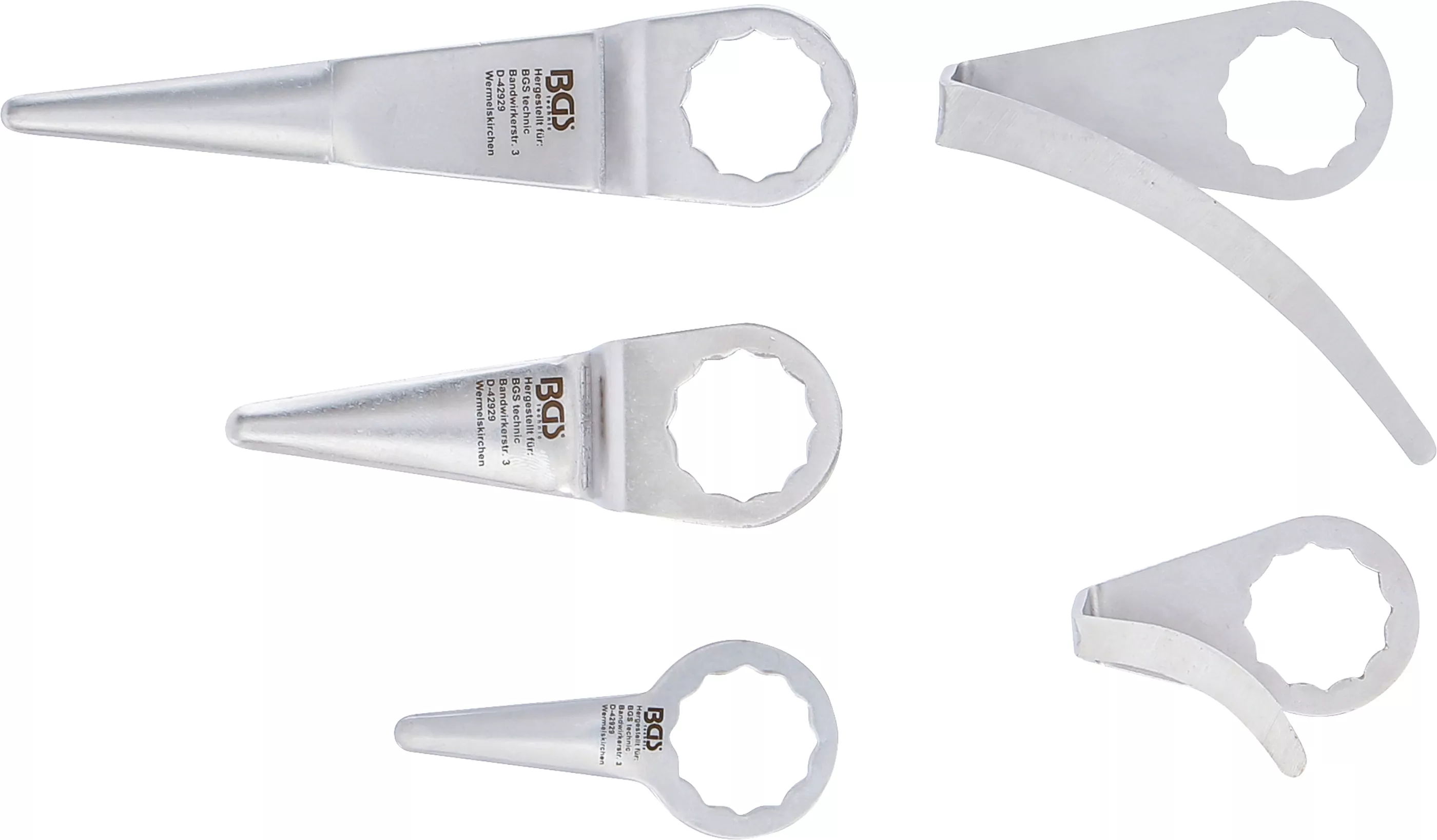 Schneidmesserset für Druckluft-Ausglaser | für Art. 3218, 9291 | 5-tlg.