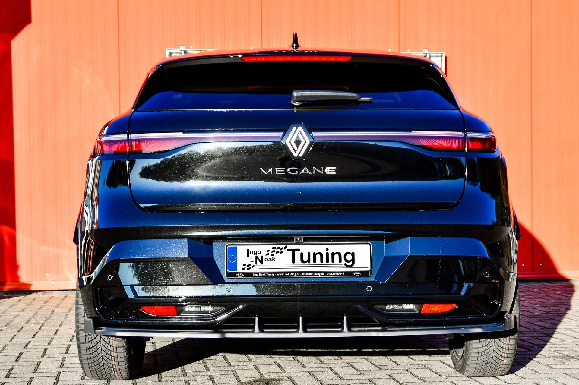 Heckansatz mit Wings aus ABS für Renault Megane E-Tech Elektric RCB