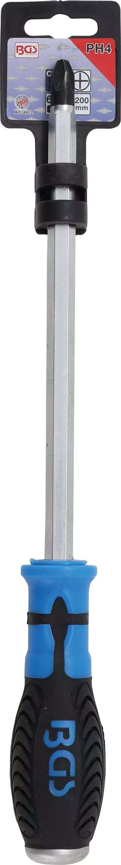 Schraubendreher | Kreuzschlitz PH4 | Klingenlänge 200 mm