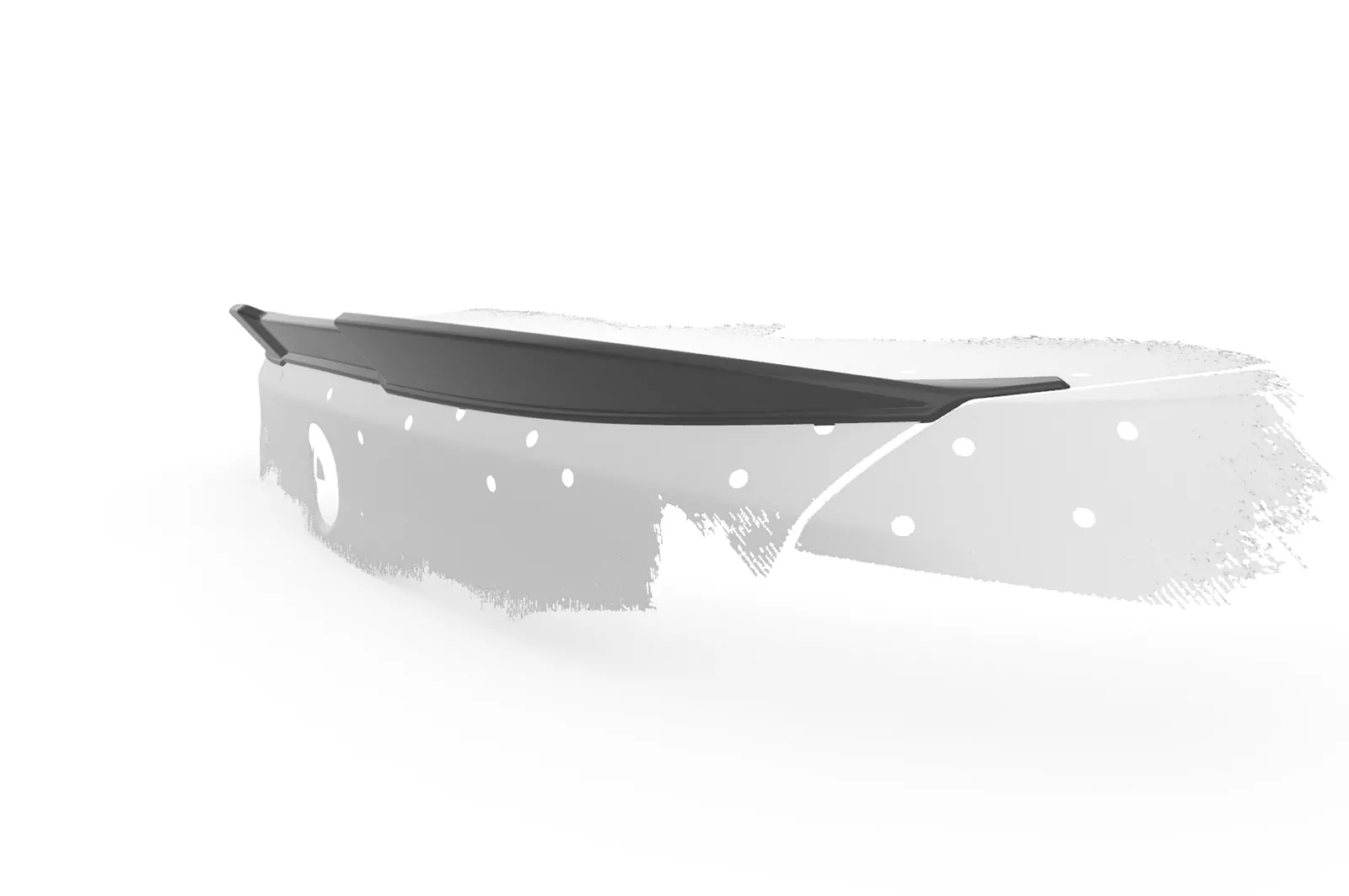 Heckflügel mit ABE für BMW 5er F10 Limousine HF013 Schwarz Strukturiert