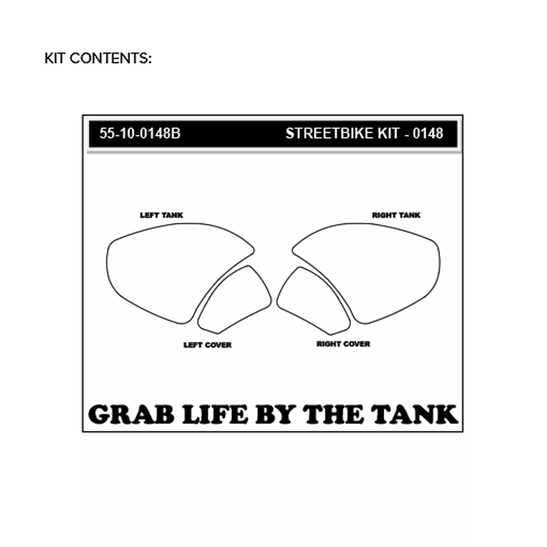 Stompgrip Traction Pad Icon für Ducati Panigale Superleggera V4 20-21 Schwarz