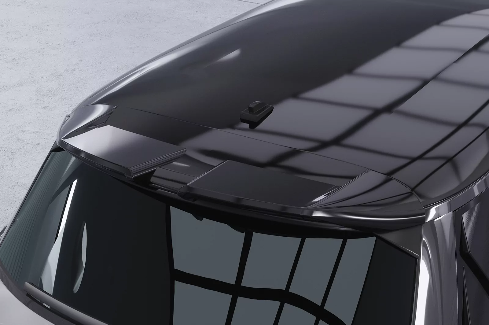 Heckflügel mit ABE für Mini F55/F56 Cooper S/Cooper SE HF048 Schwarz Strukturiert