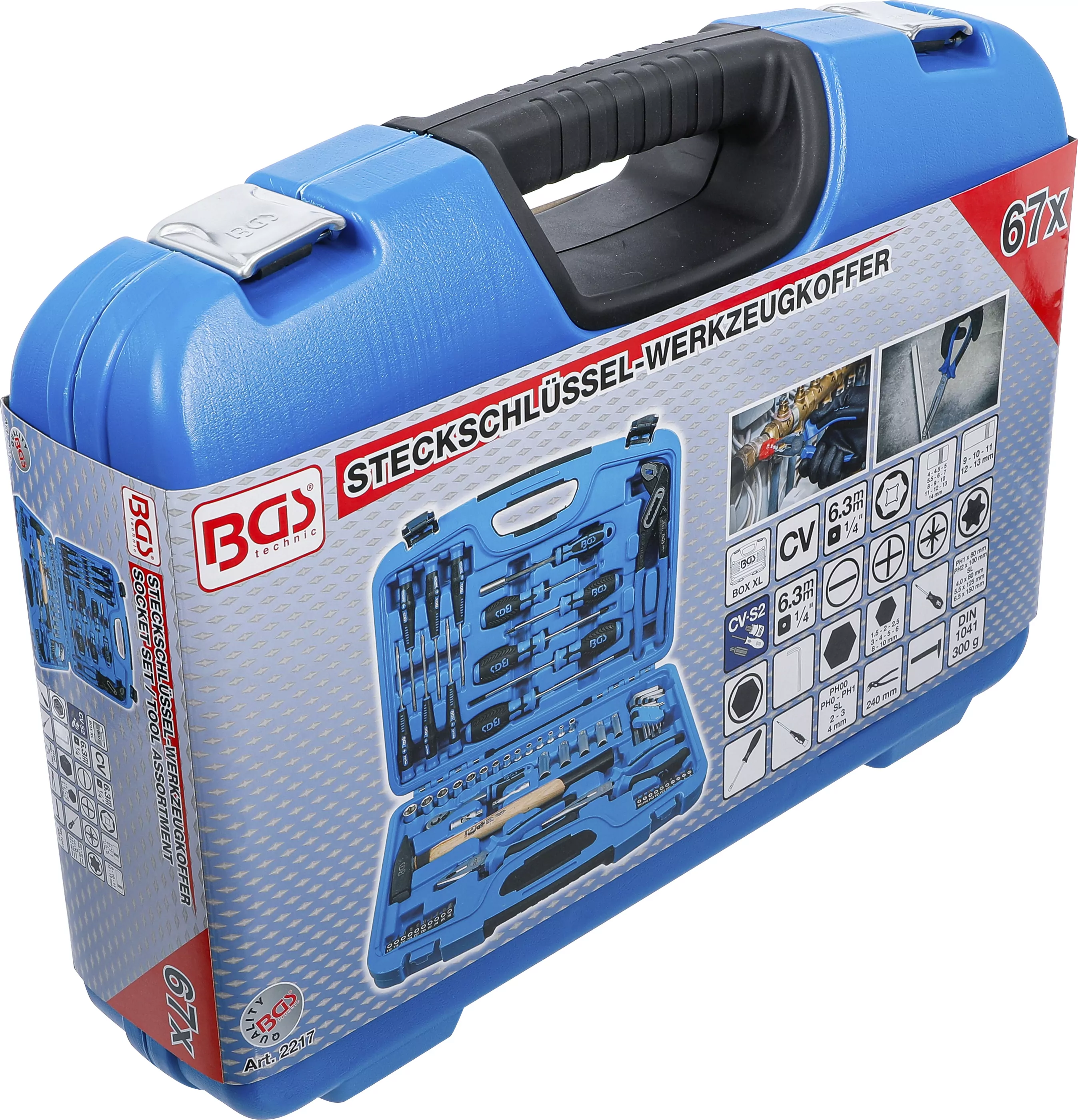 Steckschlüssel-Werkzeugkoffer | 67-tlg.