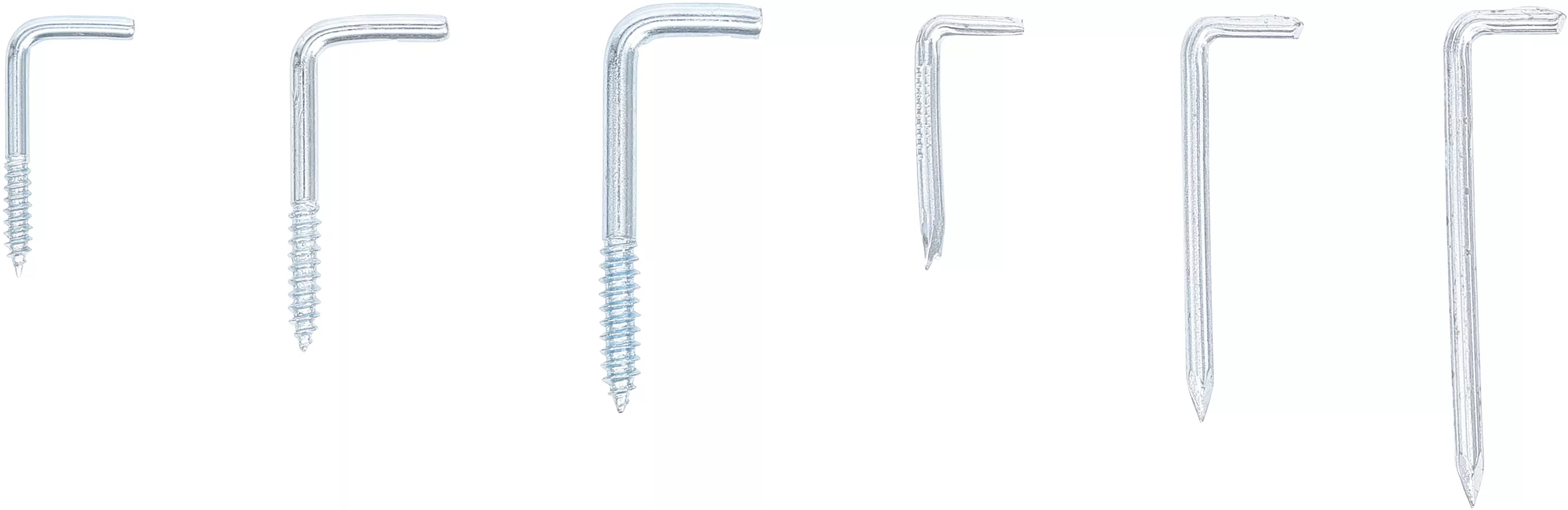 Stahl-Bilderhaken-Sortiment | 48-tlg.