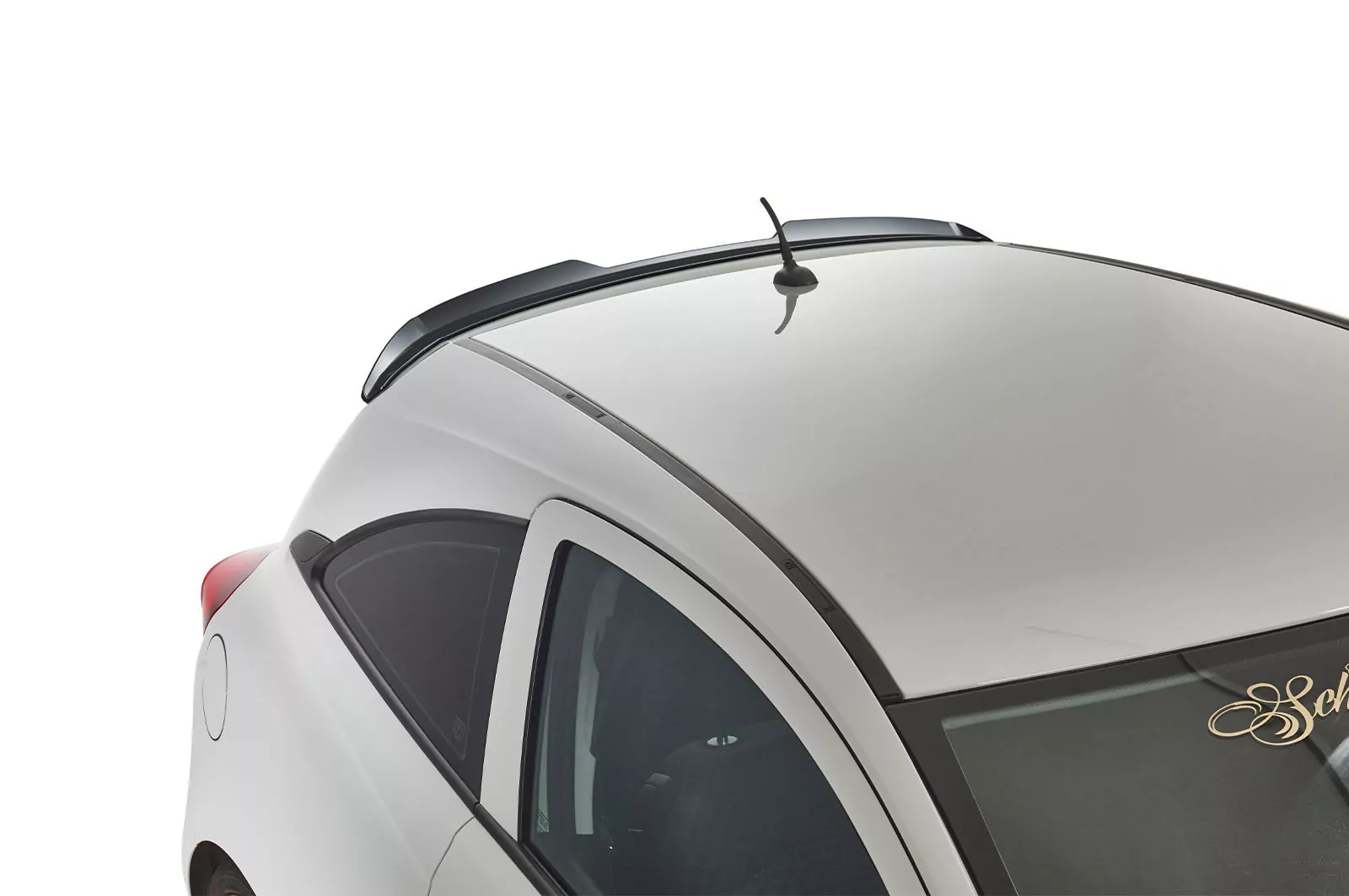 Heckflügel mit ABE für Opel Corsa E HF832 Strukturiert (schwarz matt)