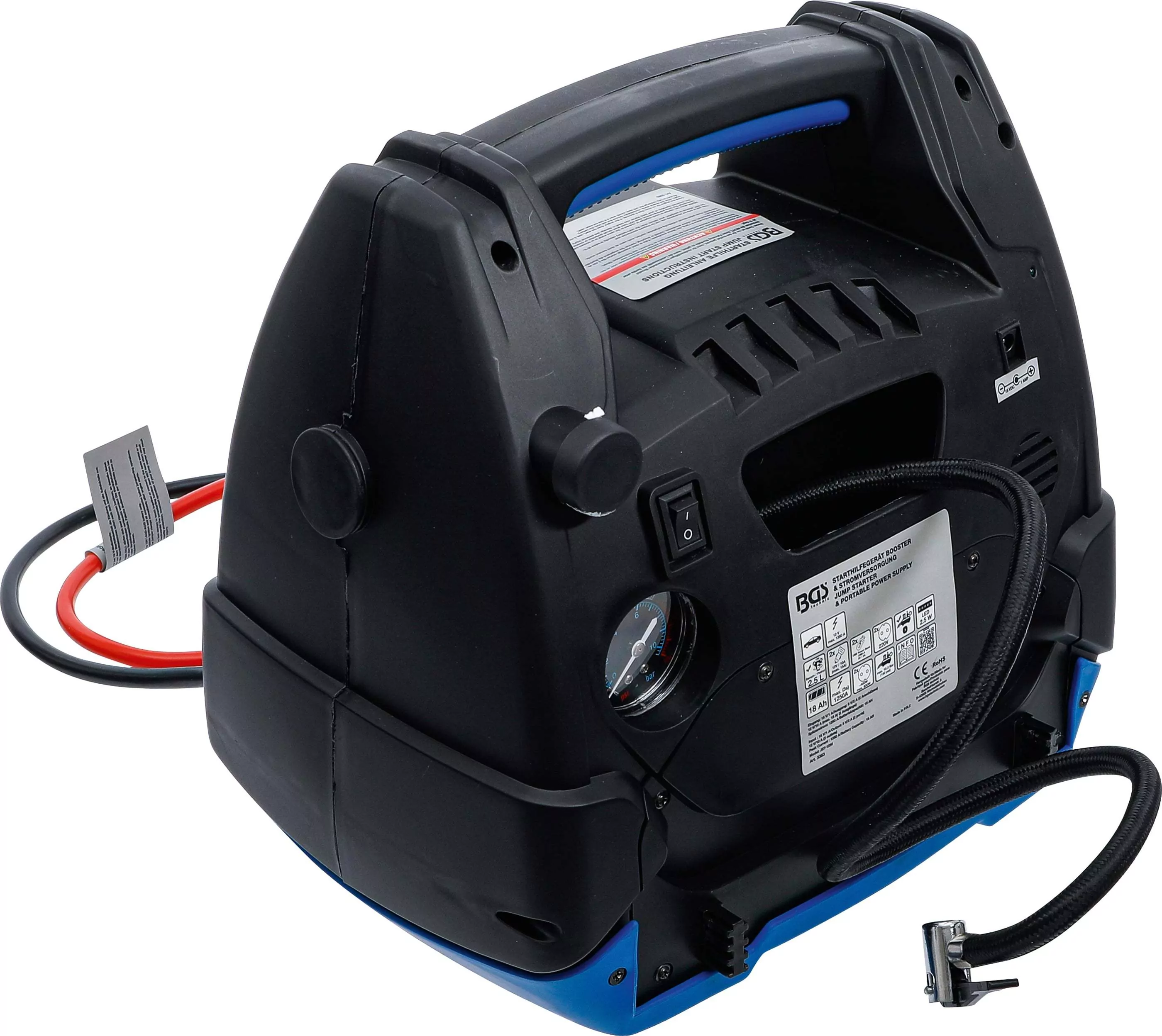 Multifunktions-Starthilfegerät & Mobile Stromversorgung | 5-in-1 | 18 Ah