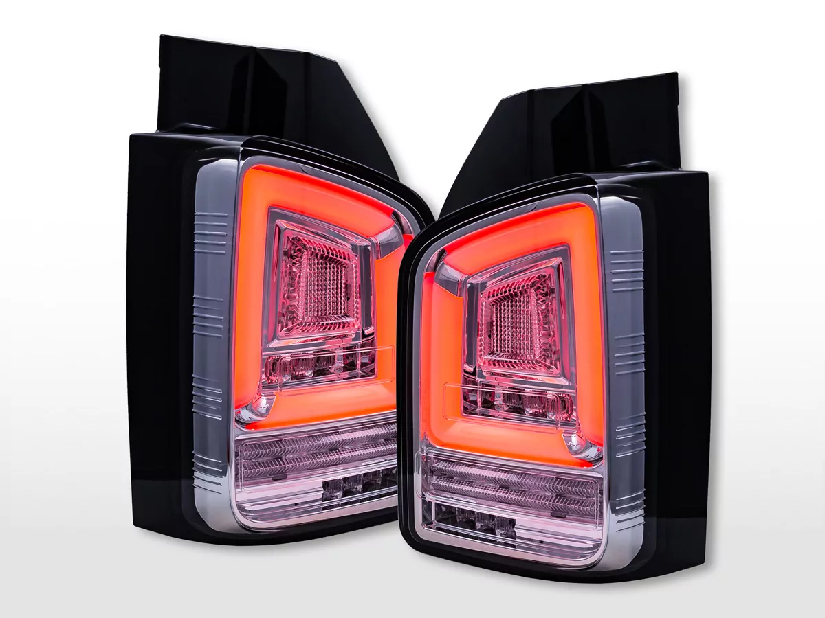 LED Rückleuchten VW T5  2010-2015 Heckklapentür-Version chrom