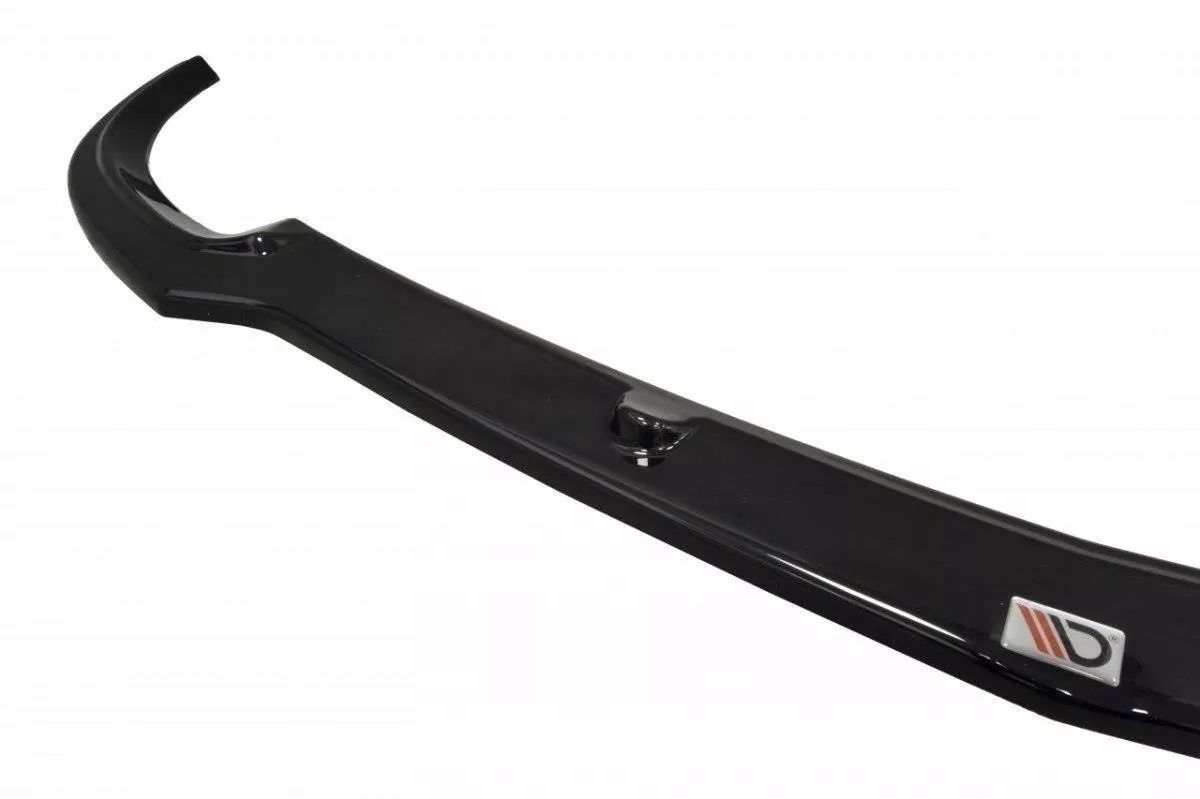 Front Ansatz Passend Für Passend Für Mercedes C W204 AMG-Line (vor FL) Schwarz Hochglanz Schwarz Hochglanz