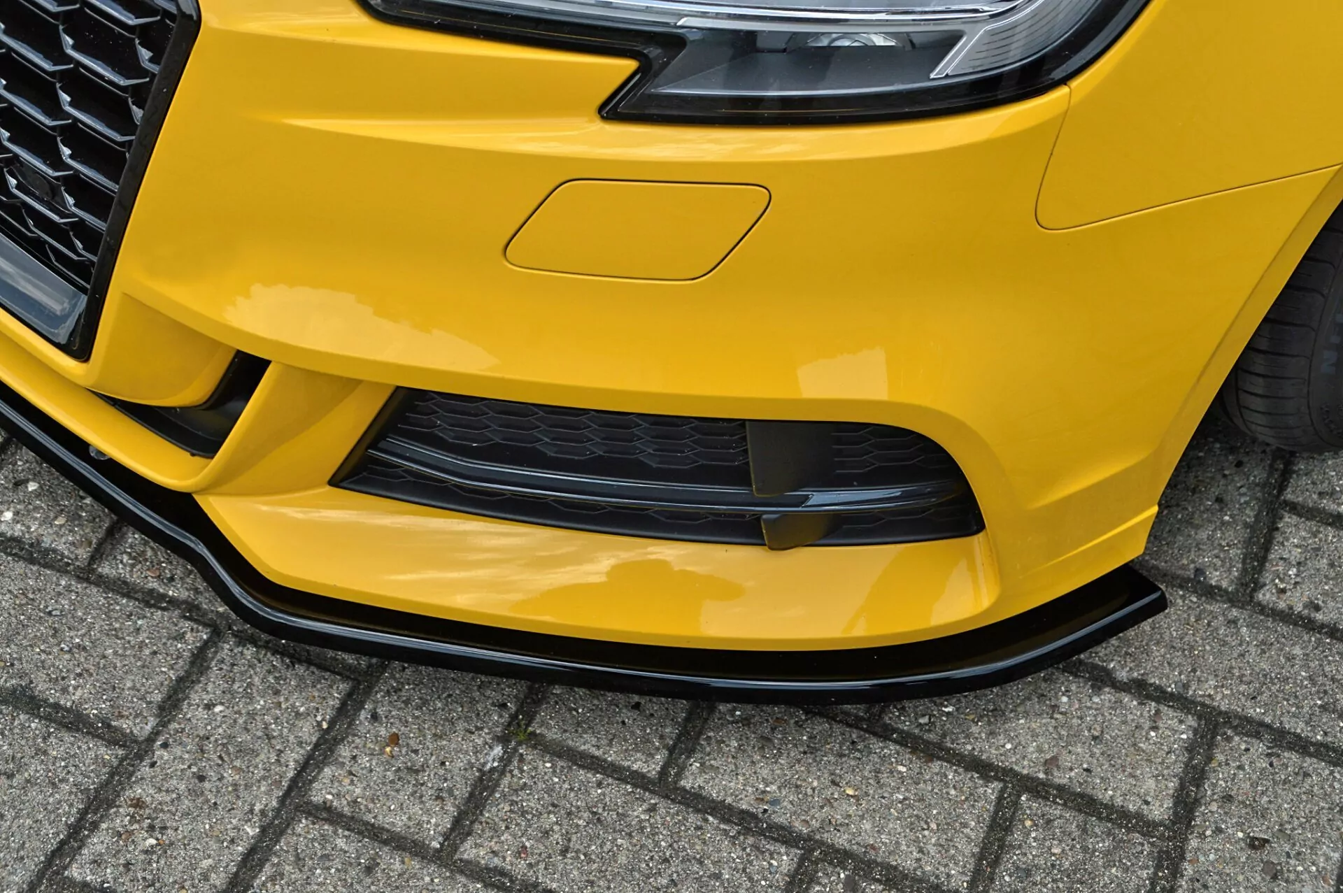 Cup Frontspoilerlippe für Audi A3 S3 8V S-Line + Cabrio Facelift