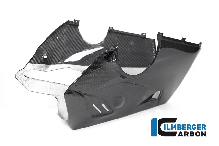 Ilmberger Carbon Verkleidungsunterteil für Akrapovic Slip On Auspuff für Ducati Panigale V4 / V4S ab 2018