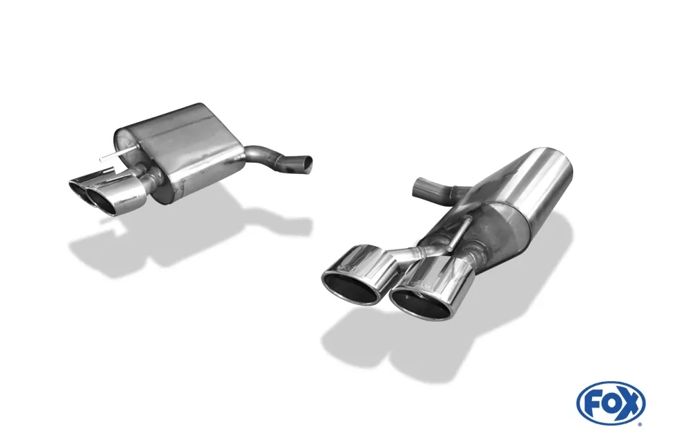 Mercedes SL Typ 230 Facelift  Endschalldämpfer rechts/links kurze Variante - 2x115x85 Typ 32 rechts/links