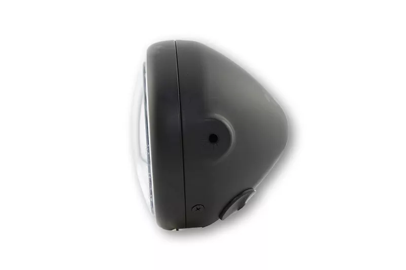 HIGHSIDER 5 3/4 Zoll LED-Scheinwerfer PECOS TYP 6 mit TFL, schwarz matt E-geprüft