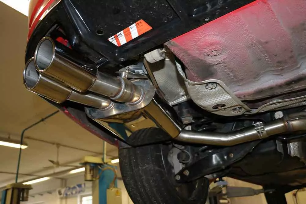 Skoda Superb III 3V 4x4  Endschalldämpfer rechts/links mit Abgasklappen - 2x90 Typ 16 rechts/links