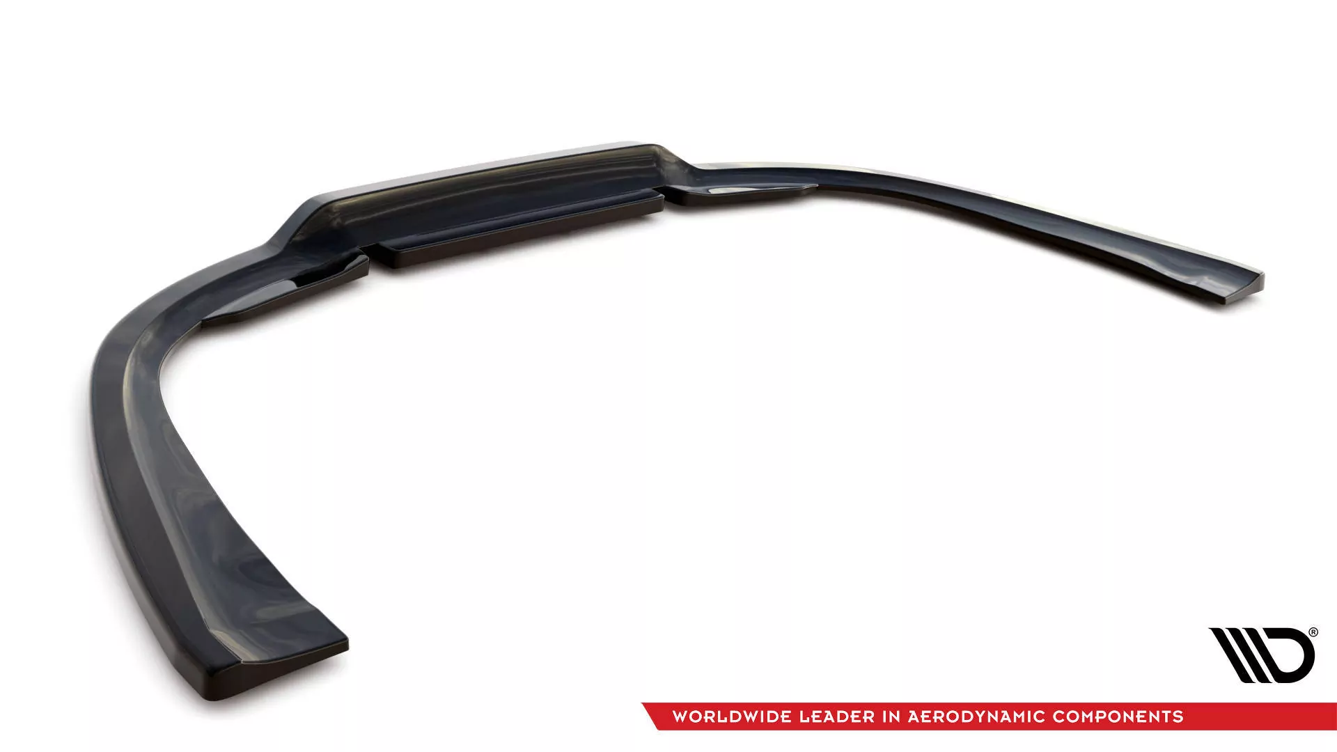Hinten Splitter (mit Einem Vertikalem Balken) Porsche 911 Carrera 4S 992 Schwarz Hochglanz