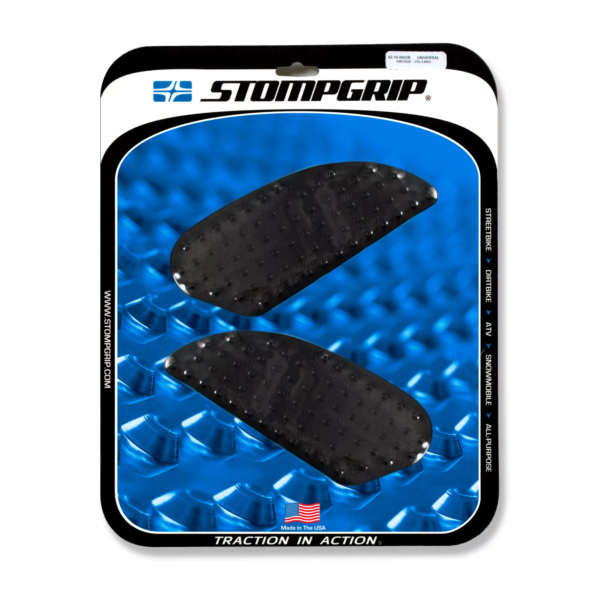 Stompgrip Traction Pad Volcano für Moto Guzzi Nevada 95-16 Schwarz