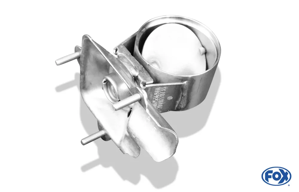 Abgasklappe Ø63mm mit S1 Adaptierung  zum einschweißen - funktioniert mit elektrischen Motor (VAG)