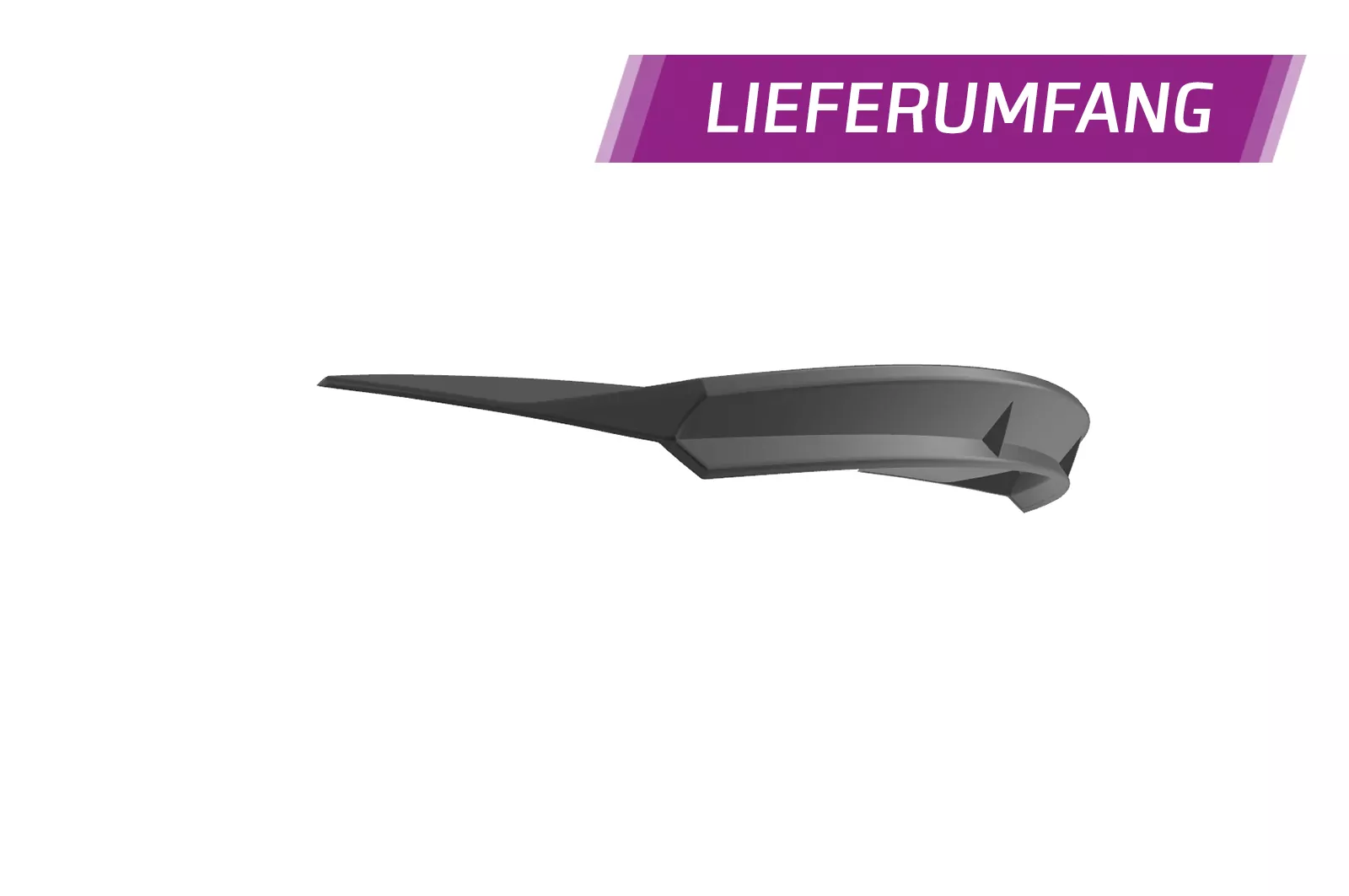 Heckflügel mit ABE für Audi TT / TTS (FV/8S) HF899 Schwarz Strukturiert