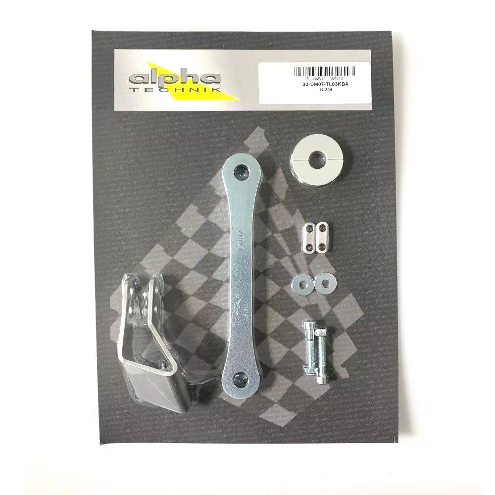 alpha Technik Tieferlegungssatz 40mm für Yamaha Tenere 700 Typ DM07/DM08 Modelljahr 2019- und Typ DM11 Modelljahr 2021-