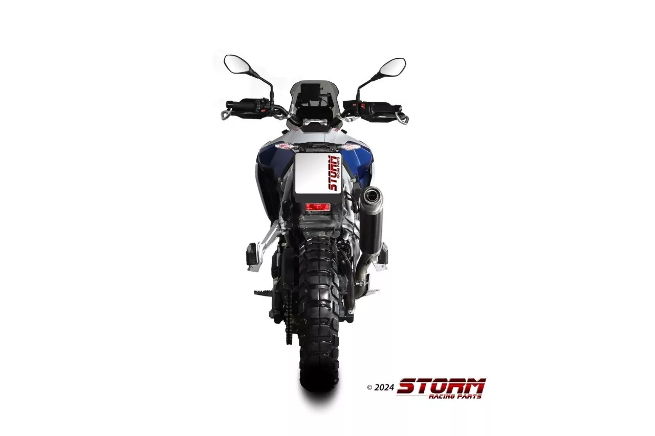 STORM By MIVV Oval Edelstahl Schwarz BMW F900 GS 24-