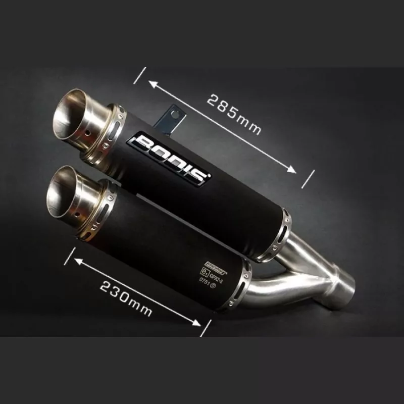 Bodis GPX 2 S schwarz Endschalldämpfer KTM Super Duke 1290 R 2014-2016