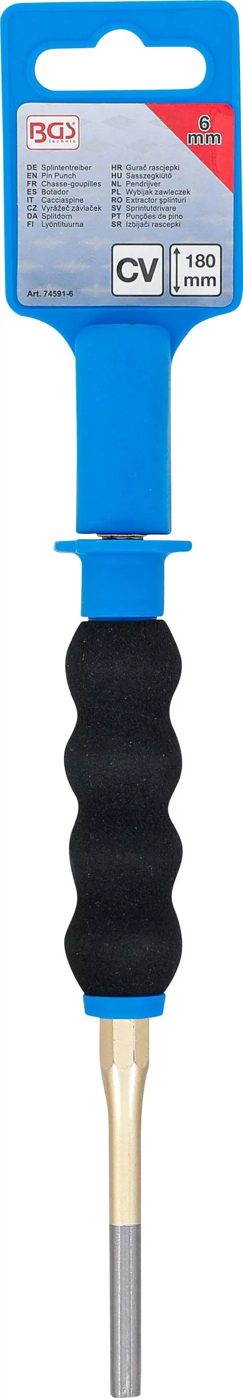 Splintentreiber | mit Handschutz | 180 mm | 6 mm