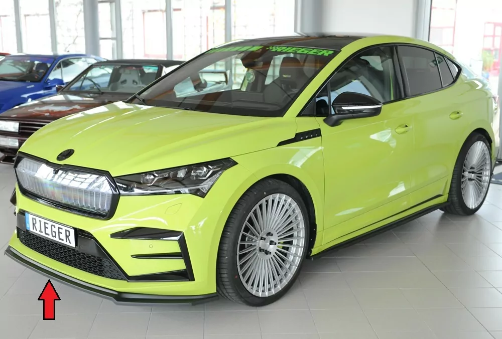 Rieger Spoilerschwert matt schwarz für Skoda Enyaq iV RS (NY) SUV (5AZ) 07.21-