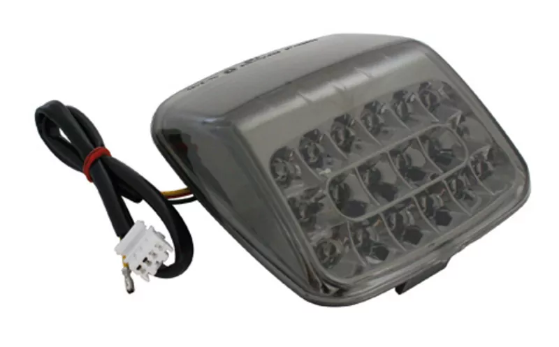 SHIN YO LED-Rücklicht, getöntes Glas und Chromreflektor, HARLEY-DAVIDSON V-Rod 02-08 E-geprüft