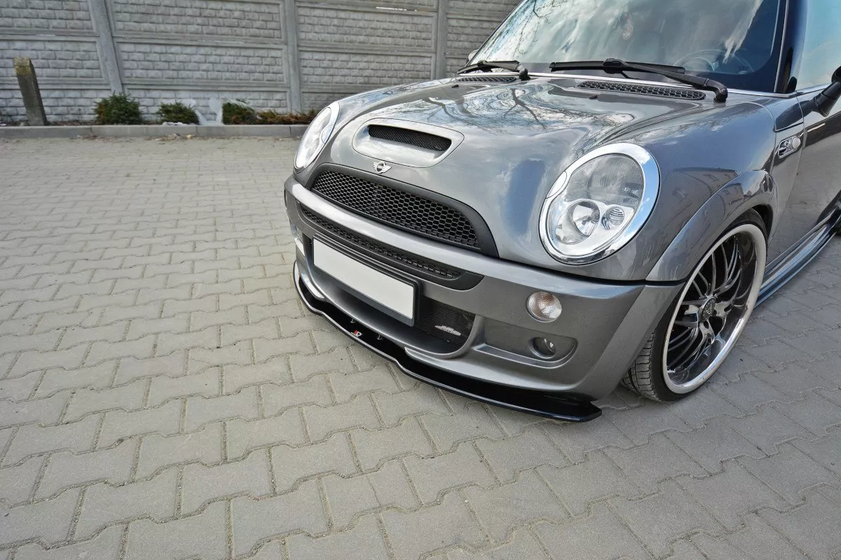 Front Ansatz Passend Für Passend Für MINI R53 COOPER S JCW Schwarz Hochglanz Schwarz Hochglanz