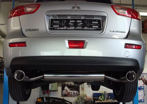 Mitsubishi Lancer CYO - Stufenheck/ Sportback  Endschalldämpfer quer Ausgang rechts/links - 1x100 Typ 17 rechts/links