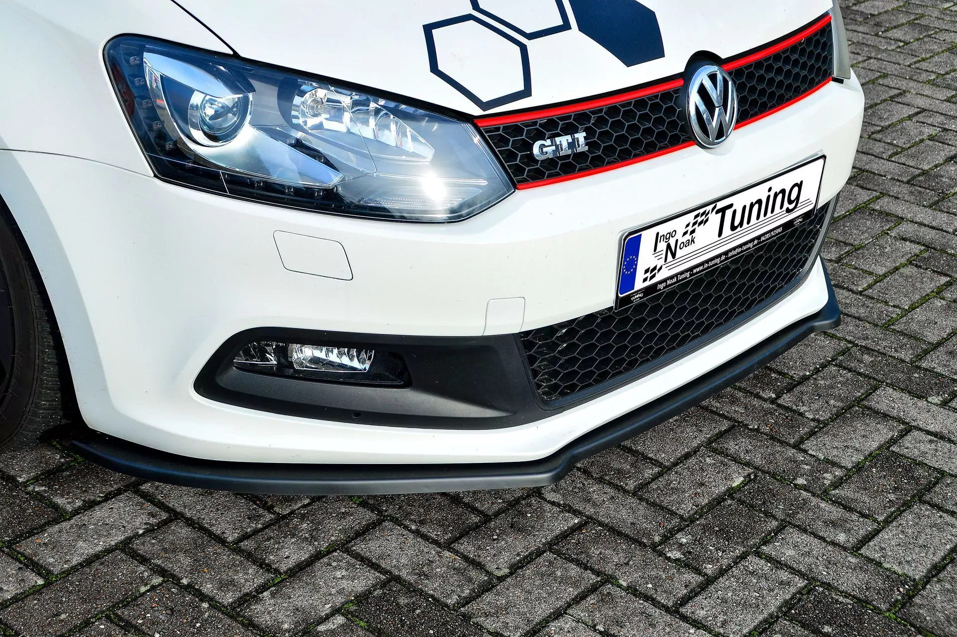 Spoilerschwert Frontspoilerlippe Cuplippe für VW Polo 6R GTI