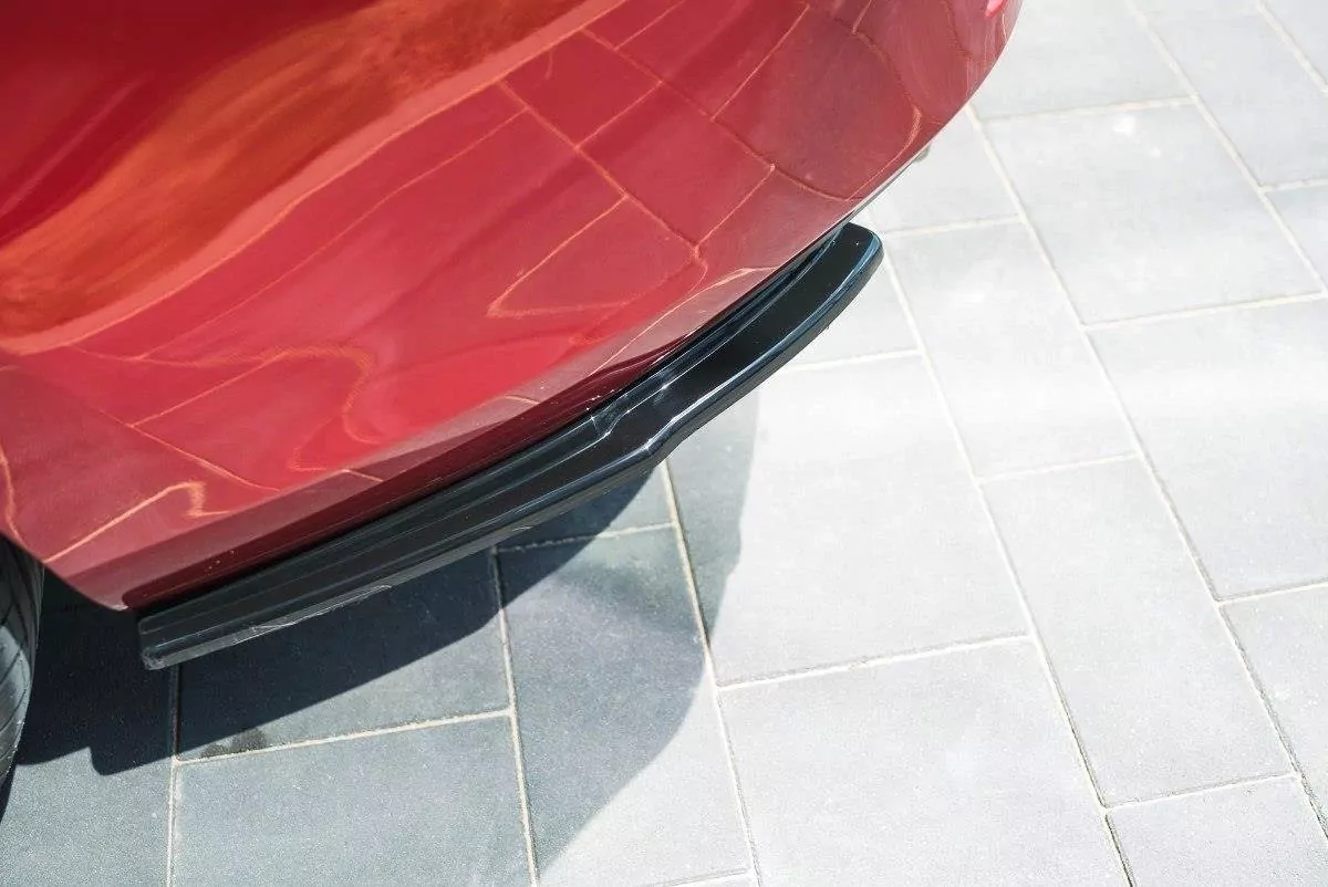 Heck Ansatz Flaps Diffusor Passend Für Diffusor Passend Für Mazda 6 GJ (Mk3) FL Schwarz Hochglanz Schwarz Hochglanz