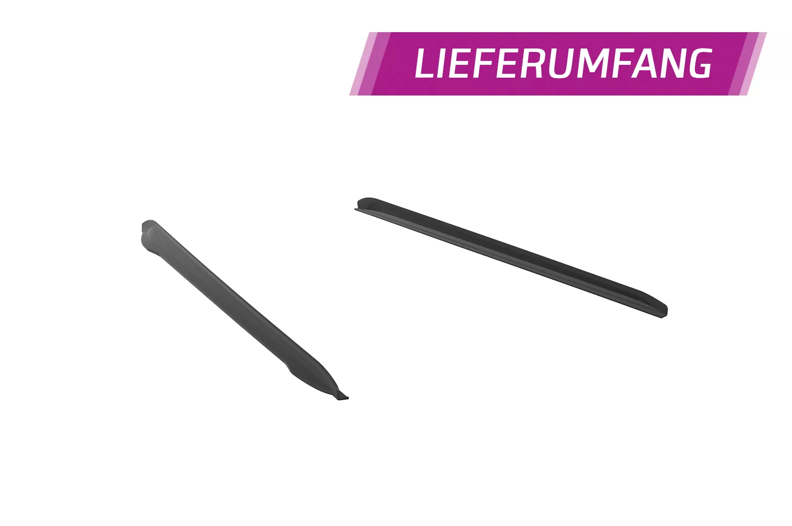 Seitenschweller für Kia Stinger GT SS509 Schwarz Strukturiert