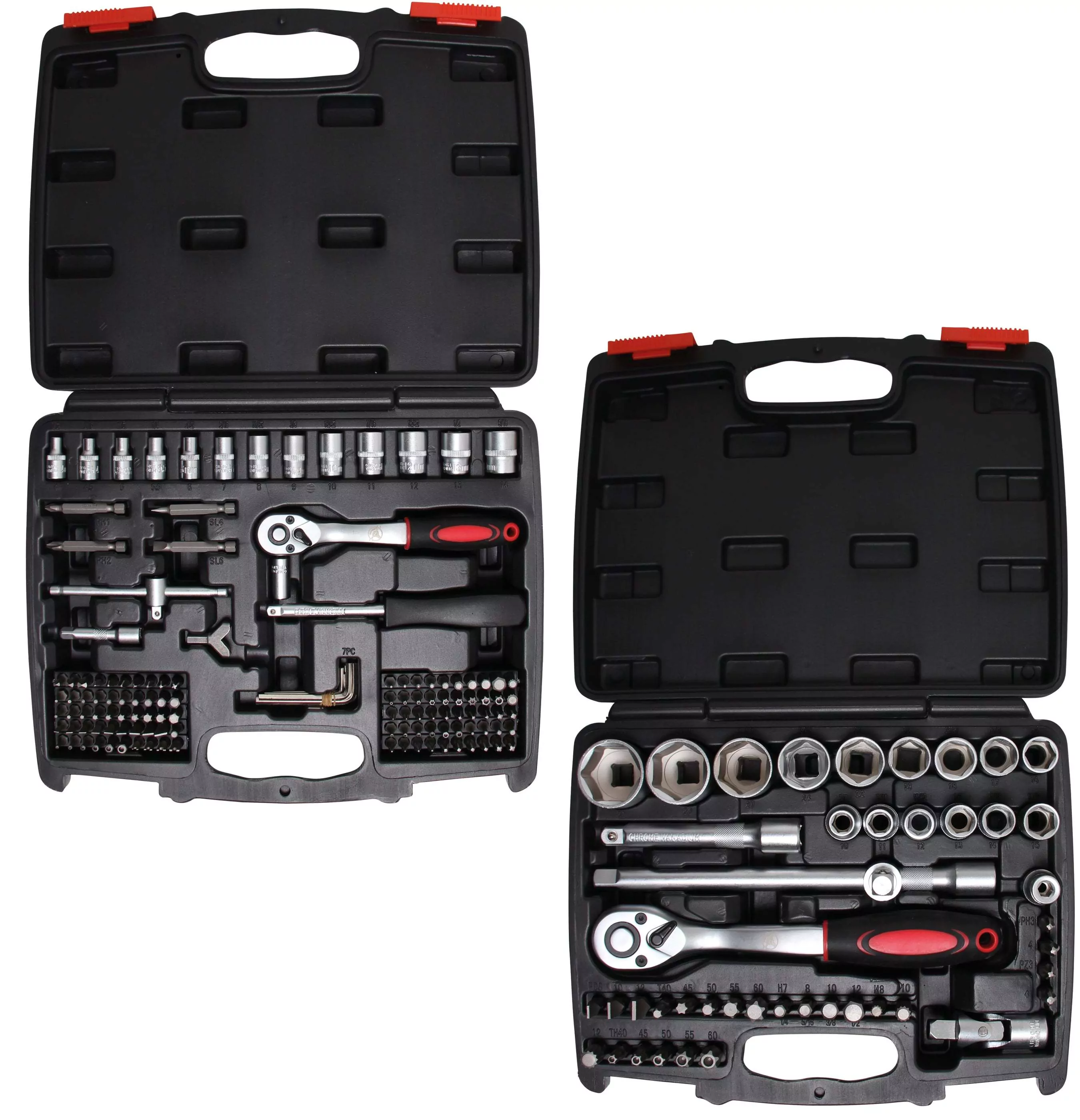 Steckschlüssel-Satz | Antrieb 6,3 mm (1/4") / 12,5 mm (1/2") | 174-tlg.