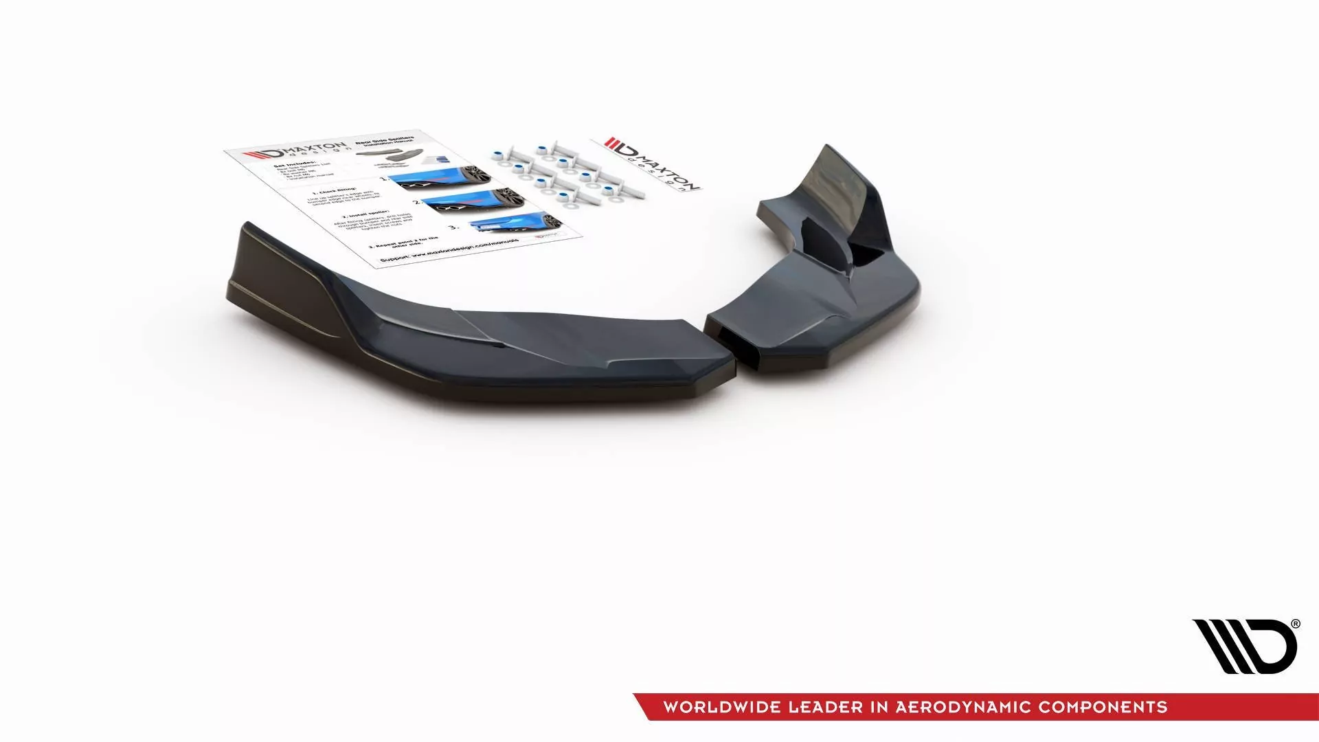 Heck Ansatz Flaps Diffusor V.4 Passend Für Hyundai I30 N Mk3 Hatchback Schwarz Hochglanz