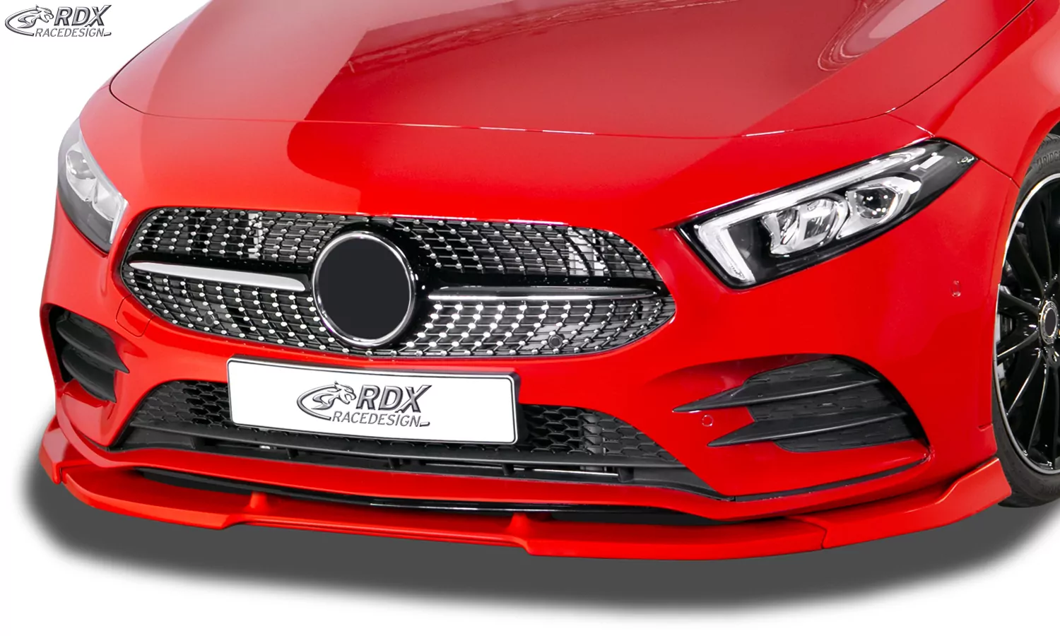 RDX Frontspoiler VARIO-X für MERCEDES A-Klasse W177 / V177 AMG-Line Frontlippe Front Ansatz Vorne Spoilerlippe