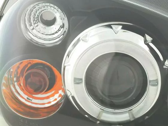 Scheinwerfer Set Opel Corsa B Bj. 94-00 schwarz