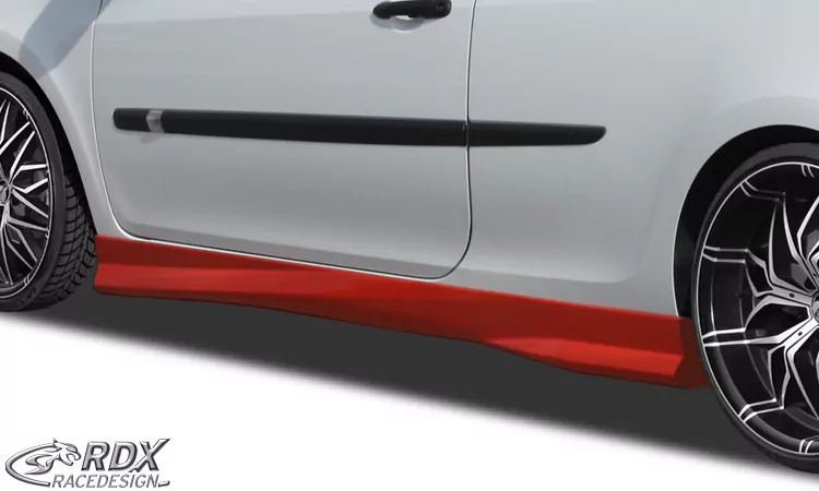 RDX Seitenschweller für RENAULT Clio 3 Phase 1 & 2 (nicht RS) "Turbo" 