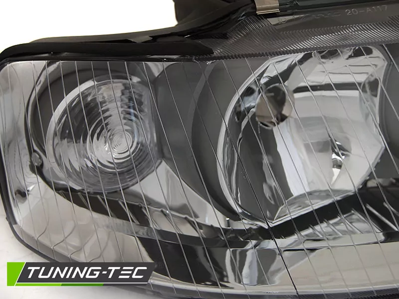 Headlight Chrome Left Side Tyc Fits Audi A3 8l 00-03