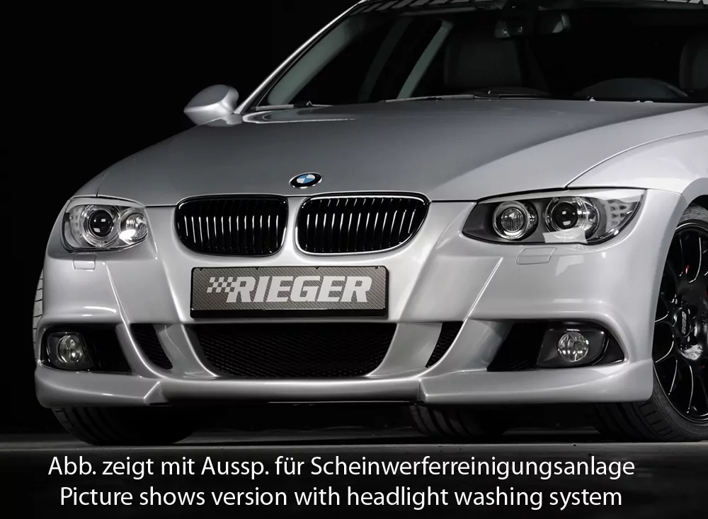 Rieger Spoilerstoßstange für BMW 3er E93 - Cabrio 03.10- (ab Facelift) LCI carbon optik